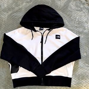 North Face Cropped Zip Up